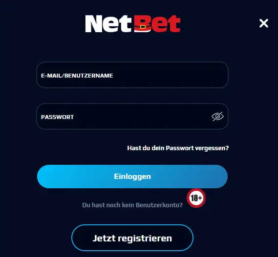Konto im NETBET CASINO
